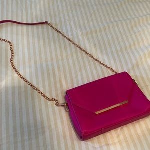 Ted Baker Hot Pink Crossbody Purse - image 1